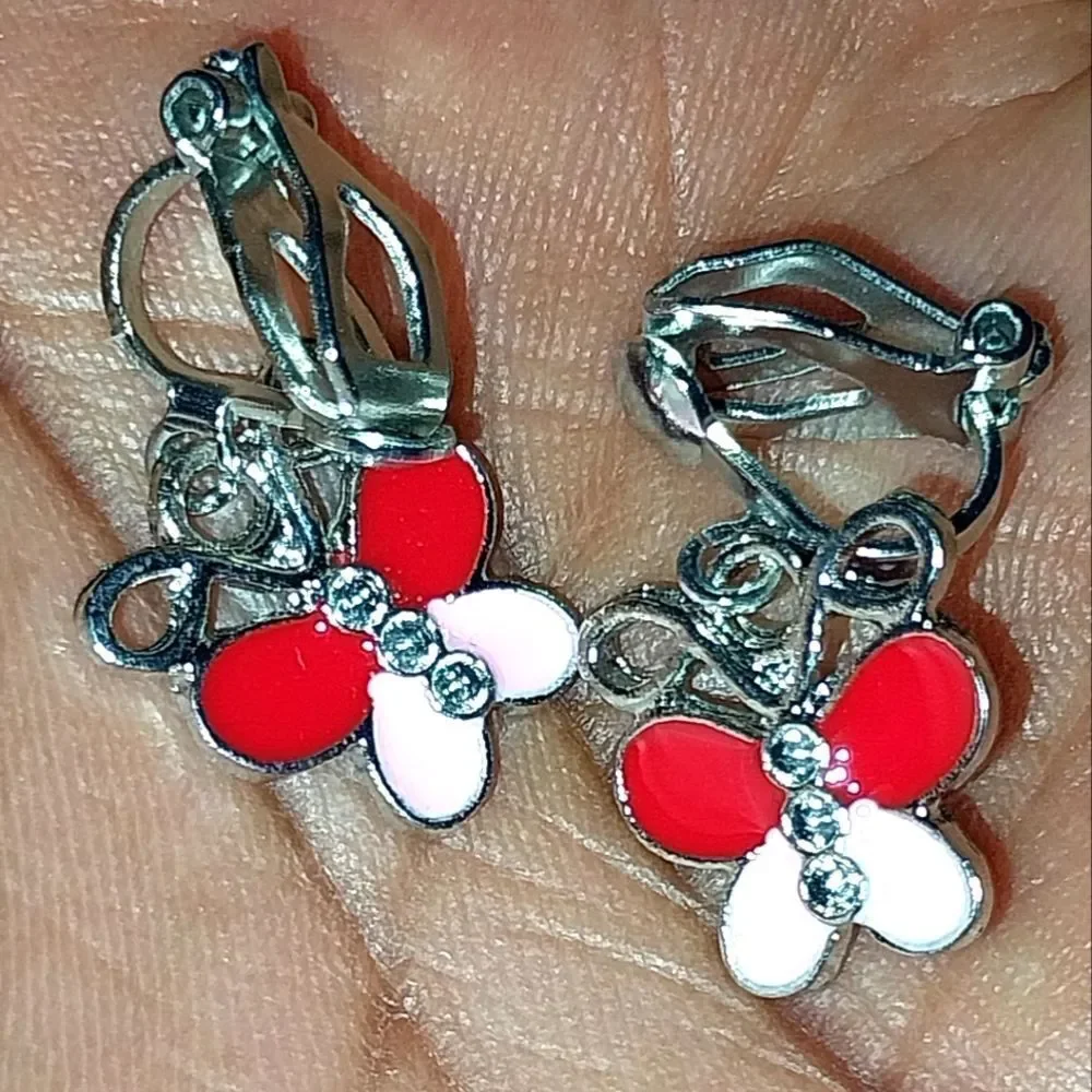 Super cute kid's fashion clip-on earrings